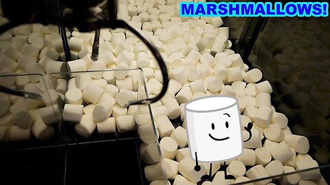 Claw Machine FILLED with MarshMallows!