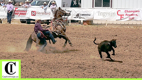 Junior Tie-down Match Roping Part 2🐂 2024 Spicer Gripp Memorial Roping