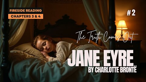 Jane Eyre Chapters 3 & 4 | Fireside Audiobook with Crackling Fireplace Ambience