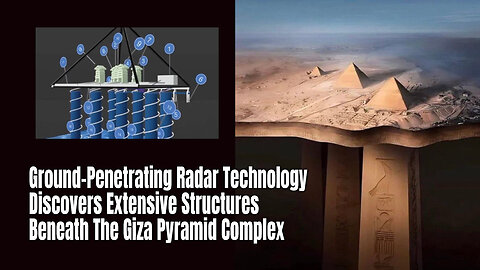 Ground-Penetrating Radar Technology Discovers Extensive Structures Beneath The Giza Pyramid Complex