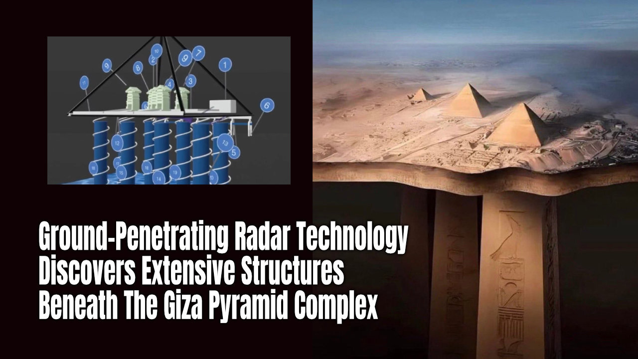 Ground-Penetrating Radar Technology Discovers Extensive Structures Beneath The Giza Pyramid Complex