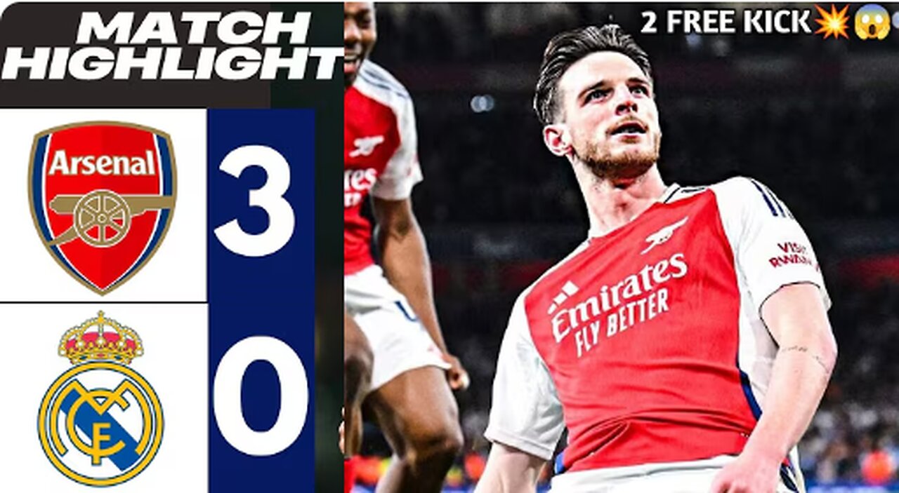 Arsenal vs Real Madrid 3-0 Highlights & All Goals 2025