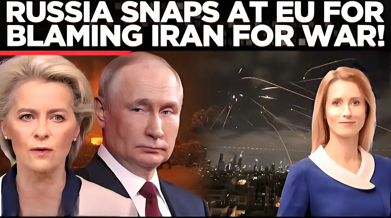 Russia vs EU EXPLODES Over Israel-Iran War, Nuclear Blame Game Begins