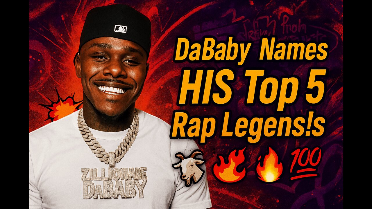 🎤 DaBaby Drops His Mount Rushmore of Rap! 🧠💯 “This List Is WILD!”