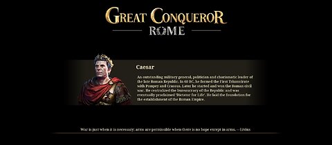 Great Conqueror Rome: Rise of Monarch: Supreme Consul pt.2