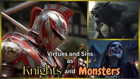 Learn All the Christian Virtues | Virtues Reimagined as Knights & Monsters