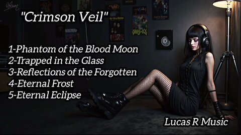 Gothic Rock Ballads of Crimson Veil | Dark Love & Shadows ft. Lucas R Music