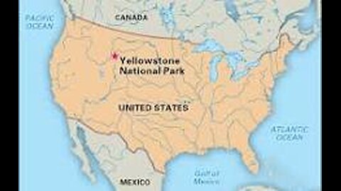 The animals are running away from Yellowstone.