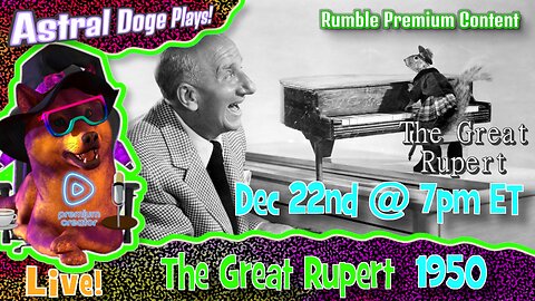 The Great Rupert (1950) ~ Dec 22nd @ 7pm ET