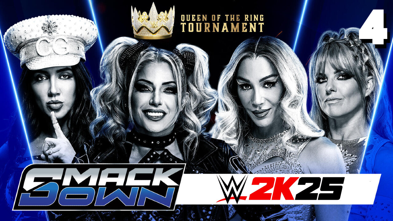 WWE 2K25 Smackdown June 13th 2025 - Match 4: Alexa goes through!