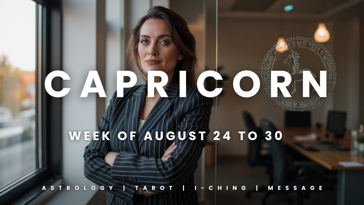 CAPRICORN Week of August 24 to 30