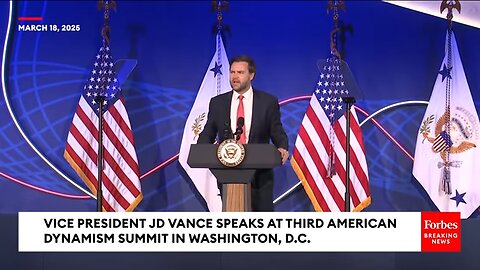 BREAKING NEWS: JD Vance Issues Emphatic Defense Of Trump Tariffs In Speech On Economic Dynamism