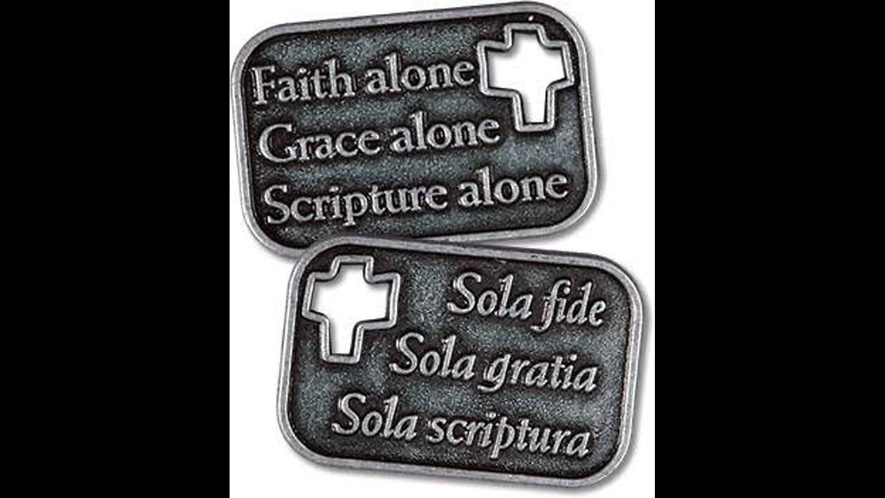 STEEL MANING THE PROTESTANT MINDSET OF SOLA FIDE SOLA SCRIPTURA #truth #jesus #mary #joseph #ihs #ch