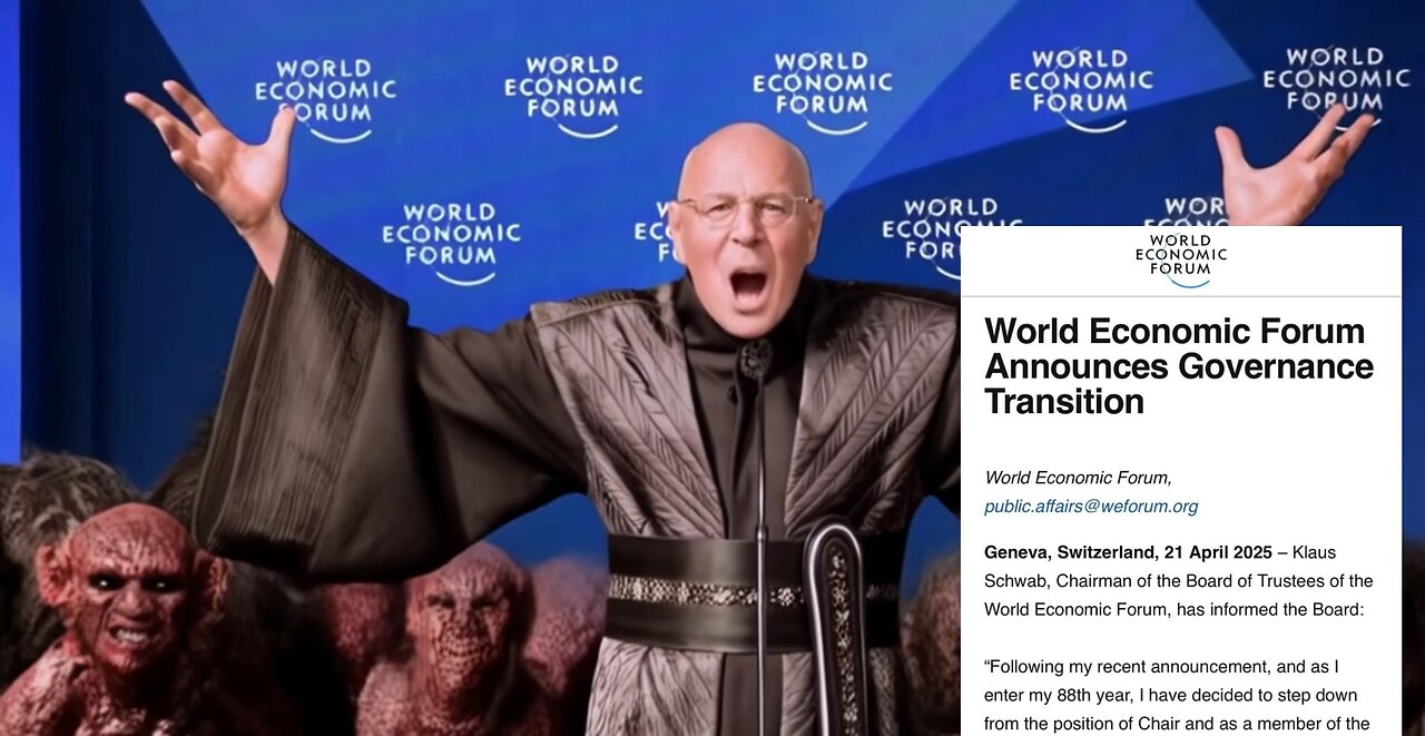 Klaus Schwab Has Resigned…