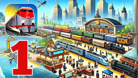 Railway Tycoon: Idle Game - Gameplay Walkthrough | Part 1 (Android, iOS)