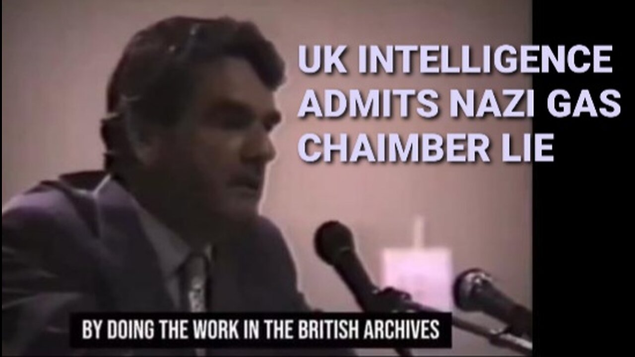 Chairman of 🇬🇧 Psychological Warfare “we’ve got to be Careful with the NAZI GAS CHAMBER LIE"