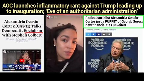 "AOC's Fight Against Trump's Authoritarian Administration on Inauguration Eve"