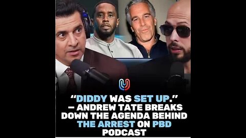 They Don’t Report the News—They Prepare You for It — Andrew Tate Says Diddy Was Chosen, Not Caught