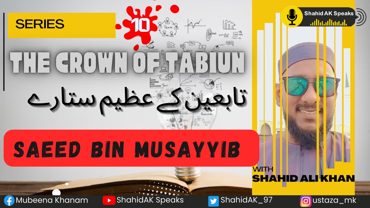 10 | Saeed Bin Musayyib: The Crown of Tabiun | تابعین کے عظیم ستارے ft. Shahid Ali Khan