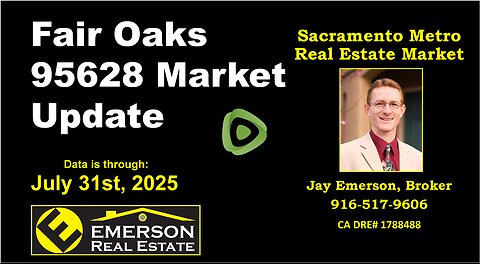 Fair Oaks 95628 Real Estate Market Update
