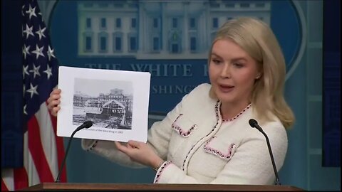 Karoline Leavitt TAKES DOWN CBS Reporter Angry About White House Ballroom Construction