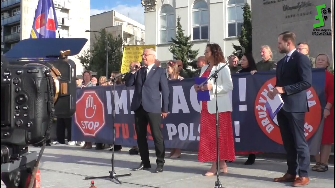 Poseł Włodzimierz SKALIK: Przemówienie - start 2. Marszu Stop Masowej Imigracji - Warszawa 24.8.2025