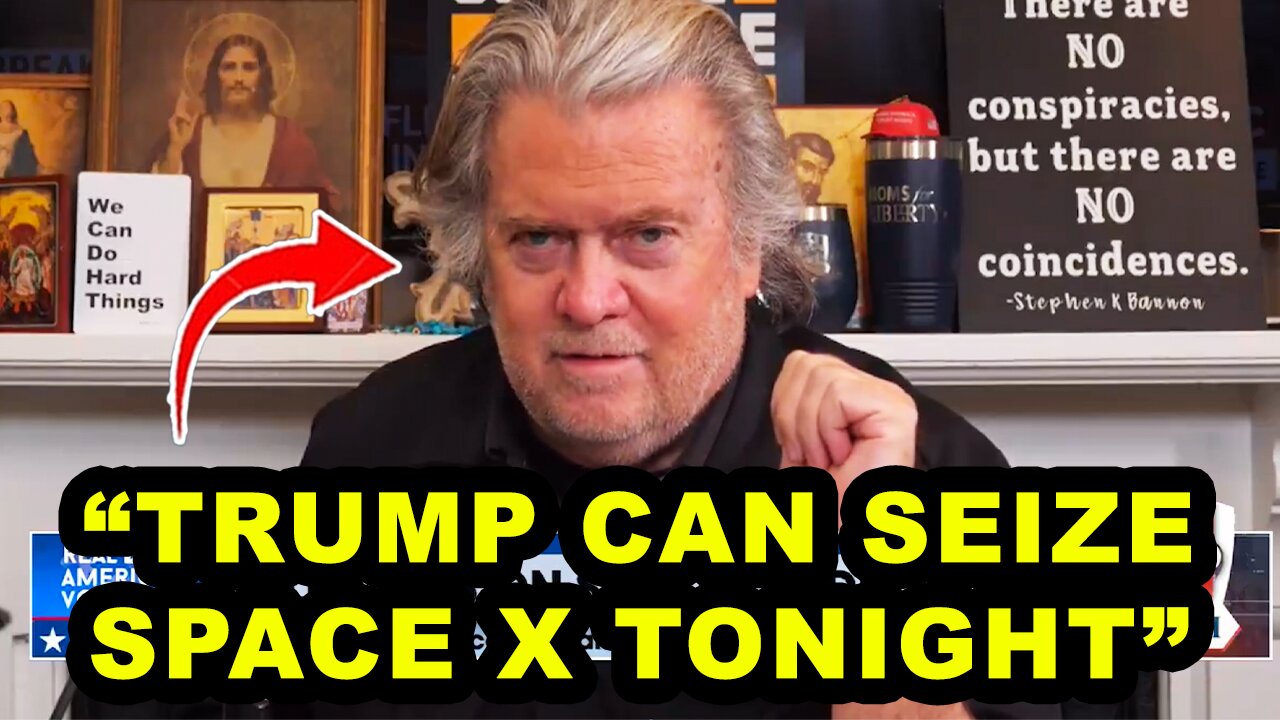 Steve Bannon SNAPS: Says Trump Should SEIZE SpaceX from Elon Musk!