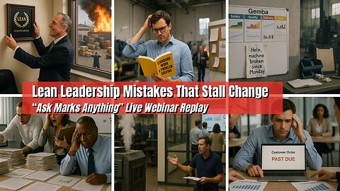 Lean Leadership Mistakes That Stall Change (Webinar Replay Ask Marks Anything)
