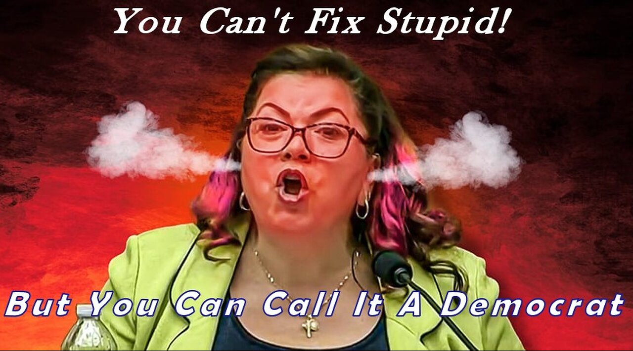 You can't fix stupid, BUT, you can dress it up and call it a Democrat!