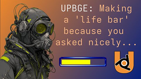 Making a responsive Healthbar in UPBGE | Chrognar's Tutorials