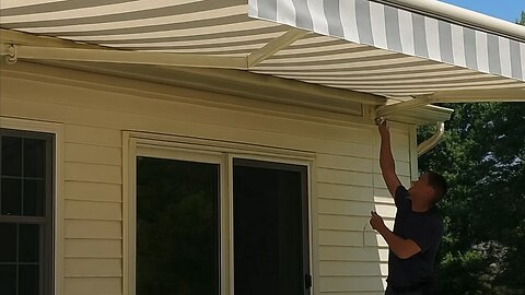 Transforming Outdoor Spaces: Custom Awning Installation by Giant Factory Direct