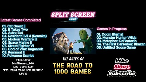 Road to 1000 Games Compilation 1-10