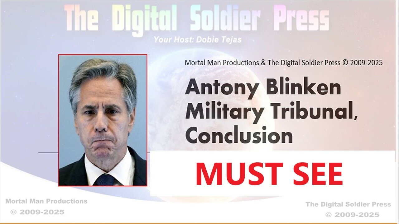 Antony Blinken Military Tribunal Conclusion