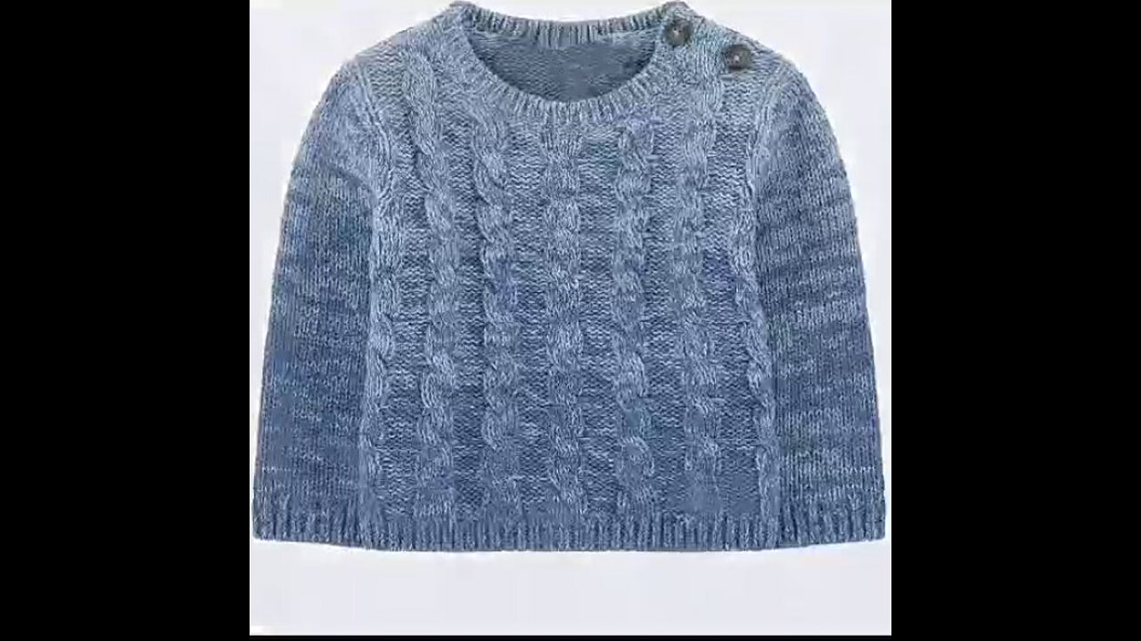 Oem And Odm Cotton Knit Baby Boy Sweater Long Sleeve Winter Todd