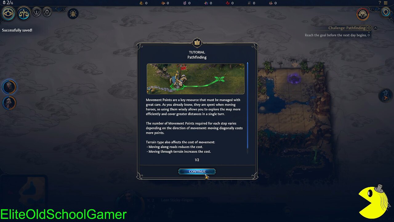 Heroes of Might and Magic Demo - Tutorial - Pathfinding - November 2025