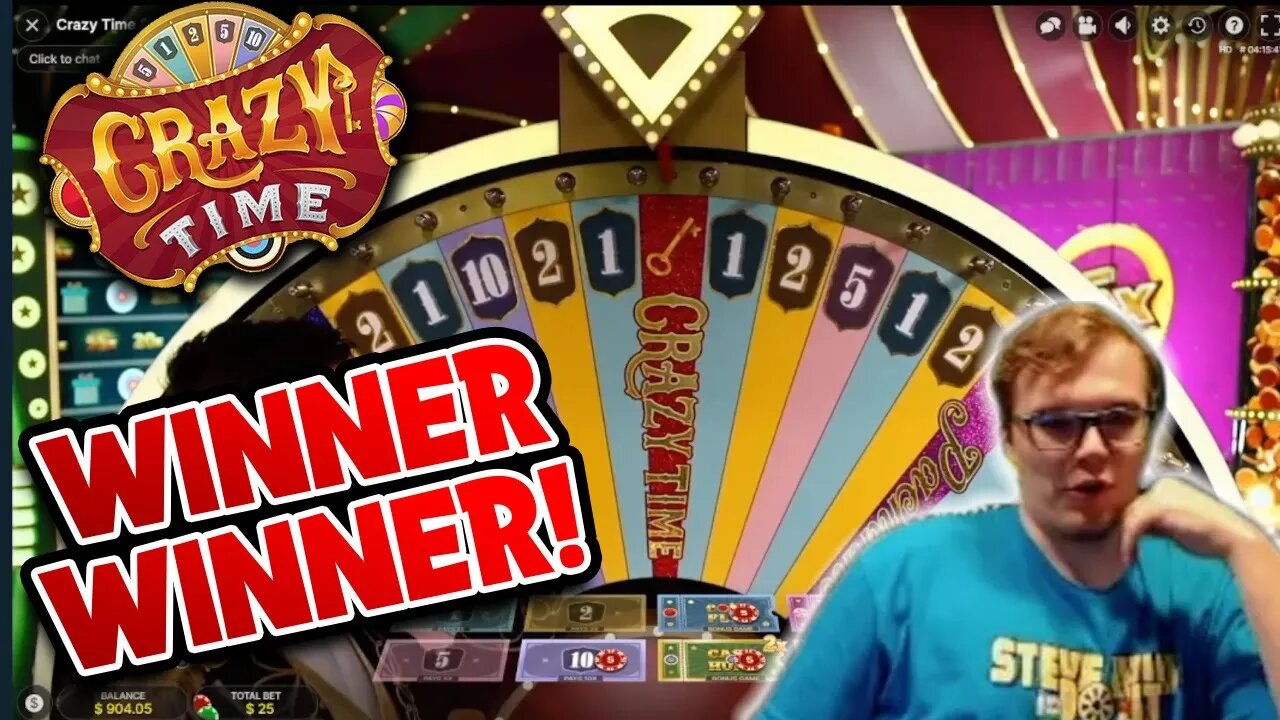 CRAZY TIME WINNER WINNER!
