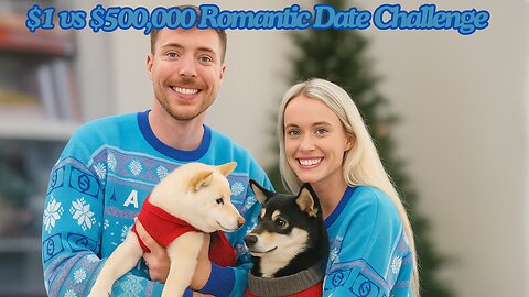 $1 vs $500,000 Romantic Date Challenge | Luxury vs Budget Date Experience! | JustBeast