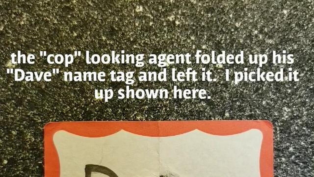 My name is "Dave". This is typical when i hang out. ODD ENTRAPMENT.