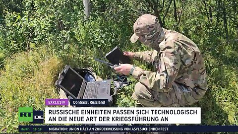 Exklusiv: Drohnen und Mehrfachraketenwerfer - Moderne Technik an der Front