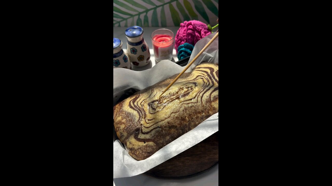 Chocolate Vanilla Marble Cake