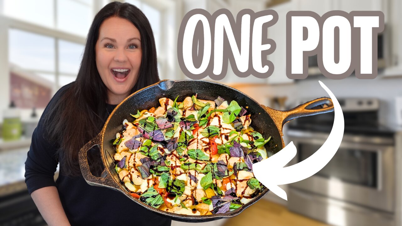 Easy, Healthy & Delicious – One-Pot Caprese Chicken!