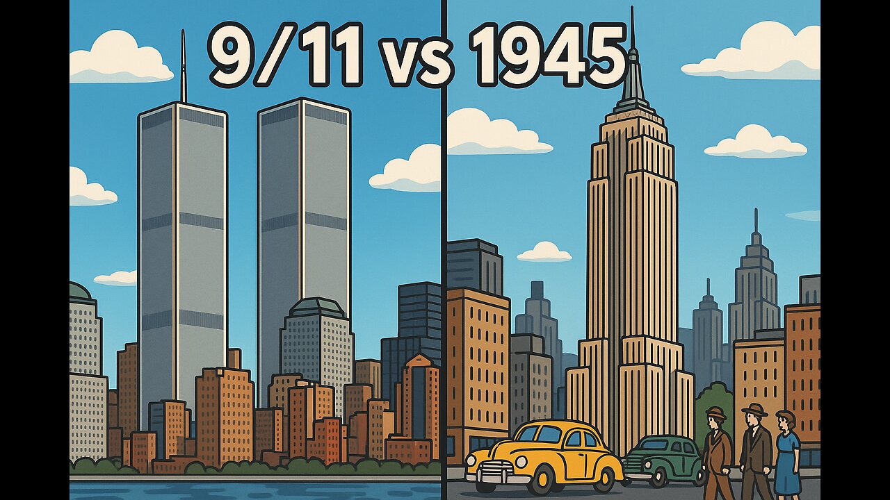 9-11 vs 1945 Empire State Building