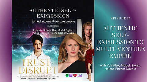Turn Authentic Self Expression into Multi-Venture-Empire as Unisex Model+Helene Fischer Double