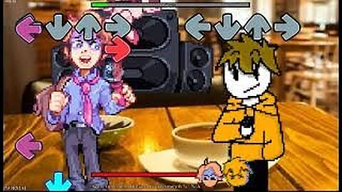 FNF CYT : pelea en la mega cafeteria de smelkevin