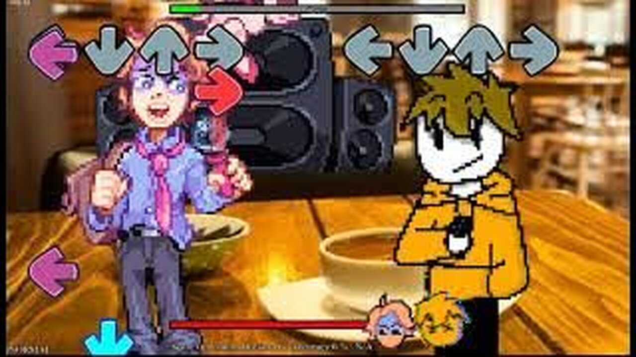 FNF CYT : pelea en la mega cafeteria de smelkevin