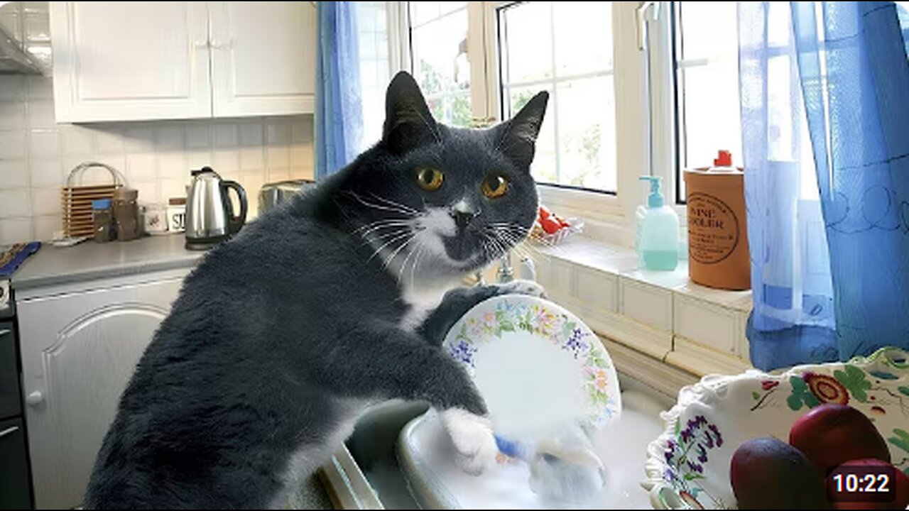 When you have the MOST HARDWORKING Cat in the World