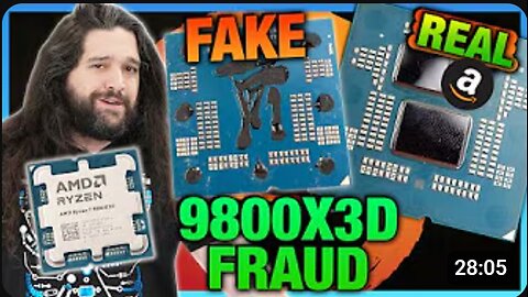 "CPU SCAM: AMD Ryzen 9800X3D Counterfeits & Fraud Exposed! ⚠️"