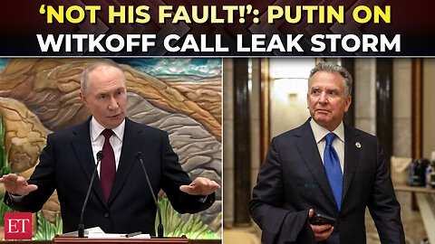 ‘Nonsense! Don’t blame Witkoff…’: Putin shields Trump’s envoy in leaked-call storm over Ukraine plan