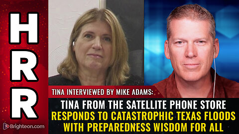 Tina from the Satellite Phone Store responds to catastrophic Texas floods...