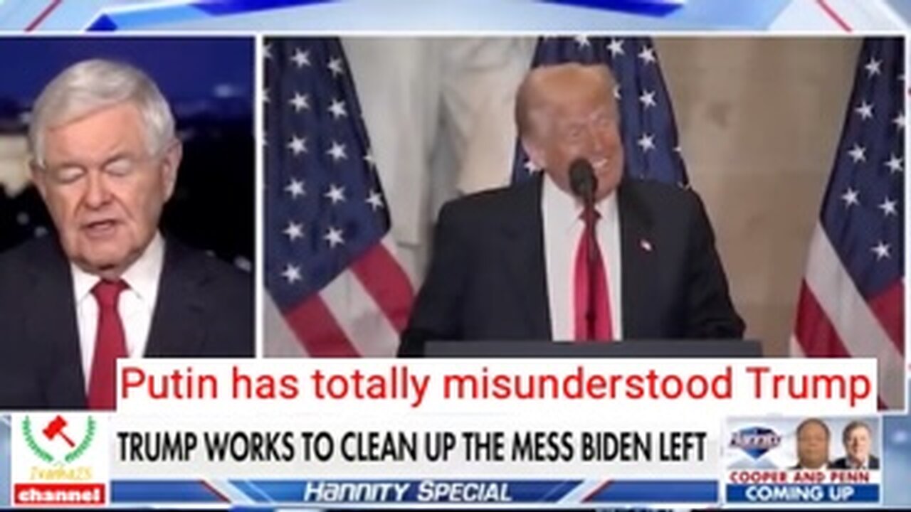 🚨 Newt Gingrich: Putin has totally misunderstood Trump || @Ivanka25